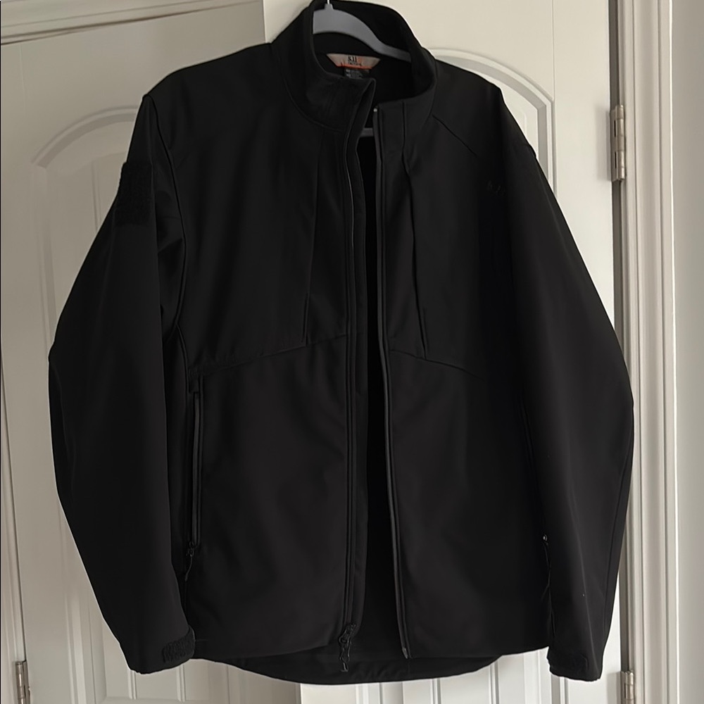 5.11 Tactical Black Performance Jacket Sleek Weather-Resistant